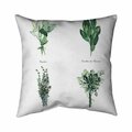 Fondo 20 x 20 in. Fines Herbes-Double Sided Print Indoor Pillow FO3335268